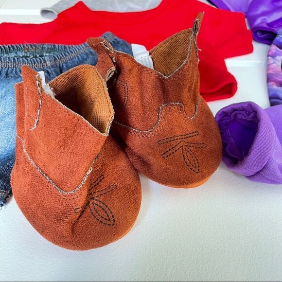 Build-A-Bear Clothing Lot of 15 Items Stuffed Animal Tops, Bottoms, and Shoes - Picture 5 of 12